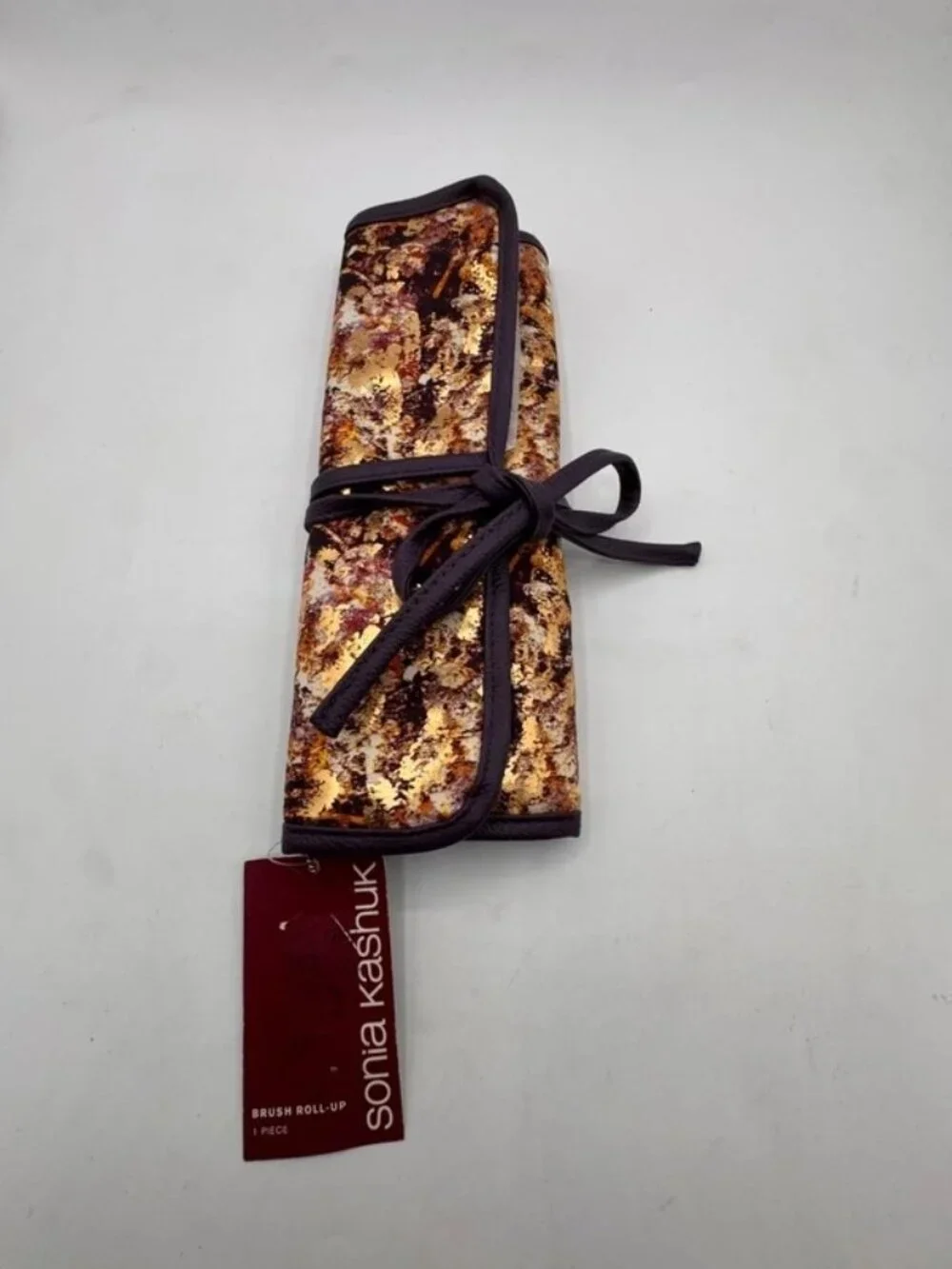Make Up Brush Roll Up With 10 Brush Pockets